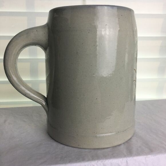 Cool Vintage West Germany Duck Hunting Beer Stein Stoneware Mug - Picture 3 of 8